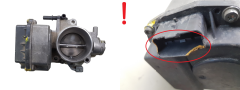 Air Throttle Body Citroen Peugeot 9648053780 408239823003 1.8 2.0 VDO