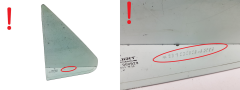 Door Window Left Rear 920356 Peugeot 605 AS2