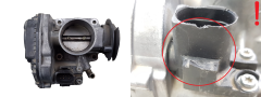 Air Throttle Body VWAG 030133064F 408237130004 2082