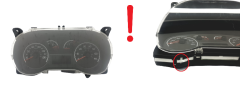 Speedometer/Instrument Cluster Fiorino Bipper Nemo 1367830080 Fiat 48821