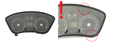 Speedometer/Instrument Cluster Ford Fiesta 6S6T-10849-AF 6S6T10849AF 53624