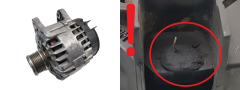 Alternator 231000026R TG15C146 Valeo 1.5 dCi Renault 1007