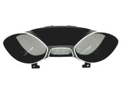 Speedometer/Instrument Cluster New Original Ford Focus F1ET-10849-BLK 4840