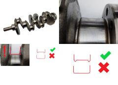 Crankshaft 425 0501N8 2.0 HDI 16v Peugeot Citroen DW10FU AHX AH0X AH01 AH03