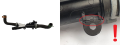 Water Stub Pipe 1320783 140758727R 1.6 dCi Renault Trafic 3 Vivaro 2 B 0km