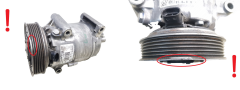 Air Con Compressor/Pump 8200940837 Delphi 01140854 Renault Megane Scenic 2 1047