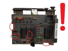 Controller BSM B2 9650664180 PSA Delphi 1247