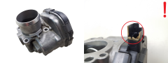 Air Throttle Body Citroen Peugeot 9673534480 1.6 HDI Delphi 2686