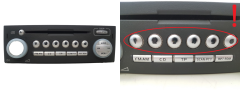 Cd Radio Player Mitsubishi Colt MR587702HA DY-2E56GY-TH 1218