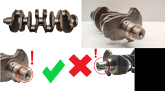 Crankshaft 7700111886 F3R 2.0 8v Renault Scenic Laguna 1 4886 Crankshaft 7700111886 F3R 2.0 8v Renault Scenic Laguna 1 4886