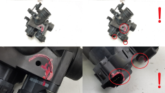 Air Throttle Body 9655971880 25352157 Delphi 1.6 HDI D TDCi Volvo Ford S6