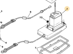 Gear Lever Original Citroen Peugeot C5 2400Z6