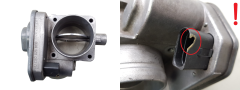 Air Throttle Body VWAG 038128063C Pierburg 1760