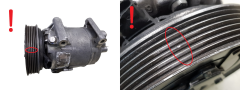 Air Con Compressor/Pump 8200940837 Delphi 01140854 Renault Megane Scenic 2 1007