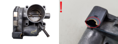 Air Throttle Body VWAG 1.4 030133062A 0280750049 Bosch 2445