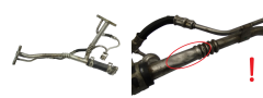 Charge Air Hose 9682370480 037964 2.2 HDI Biturbo Citroen Peugeot 