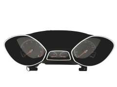 Speedometer/Instrument Cluster Ford Focus MK3 F1ET-10849-AJN Visteon