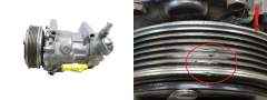 Air Con Compressor/Pump 6453QE 9655191580 Sanden SD6V12 1449 Citroen Peugeot