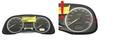 Speedometer/Instrument Cluster Peugeot 307 9645768480 E 01 48993
