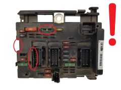 Controller BSM B3 9650664080 PSA Delphi 1234