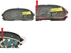 Speedometer/Instrument Cluster Renault Scenic I 21578161-2 215781612 49536