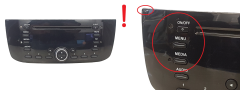 Radio CD Player Fiat Punto Evo 7355354400 F199FL Delphi 1072