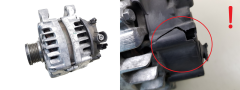 Alternator 9678048880 Valeo TG15S205 CL15 Citroen Peugeot Fiat 1033