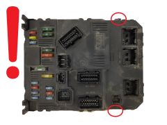 Controller BSI E01-00 9657999680 S118085320F PSA Siemens 1255