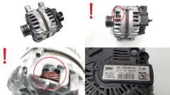Alternator 9678048880 TG15S205 1.6 HDI Valeo Citroen Peugeot Fiat