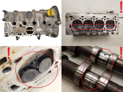Cylinder Head Renault 7700600552F 7700600530 1.4 1.6 16v K4M K4J 3