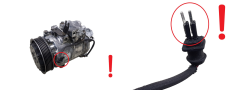 Air Con Compressor/Pump 6Q0820803G Denso 6SEU12C 447180-3205 VW AG