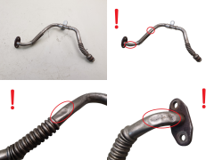 Turbine Pipe 8200647074 2.0 Turbo F4R Renault 