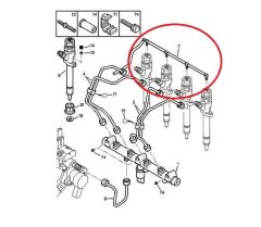 Fuel Lines Original Citroen Peugeot C5 406 2.2 HDI 15730Q