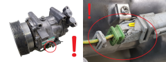 Air Con Compressor/Pump 8200819568--B SD6V12 1904 Sanden Renault 1081