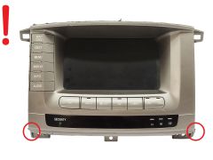 Navigation Display Toyota Land Cruiser 86111-60180 462200-0974