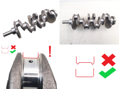 Crankshaft 2.0 hdi 16v RHR 0501K7 Citroen Peugeot Ford Volvo