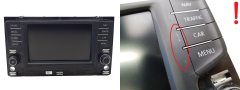 Radio Display Navi Volkswagen 3G0919605D A2C93427300 ABT Std2 Nav