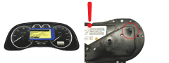 Speedometer/Instrument Cluster Peugeot 307 9655476580 G00 49812