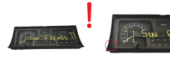 Speedometer/Instrument Cluster Renault R5 R40V385 Veglia