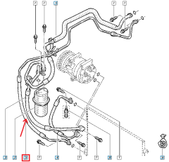 Air Conditioning Pipe New Original 8200895919 Renault