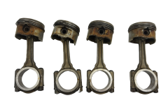 Piston Connecting Rod Citroen Peugeot 0111AR 060373 1.1 HFX x4