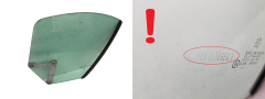 Body Window Right Rear 9204J0 Peugeot 206 CC AS2