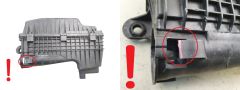 Air Filter Housing 9658662780 9658662980 Peugeot 206 1.4 16v KFU