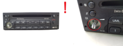 Radio CD Player Opel 90566821 CDR500 2F4 GM Delco