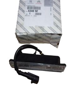 License Plate Light Original 634092 6340.92 Citroen Peugeot