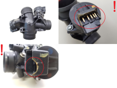 Air Throttle Body Peugeot 407 9655971780 1.6 HDI Delphi 3117
