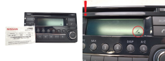 Cd Radio Player Nissan Qashqai Navara Juke 28185BH30D AGC-0071RF