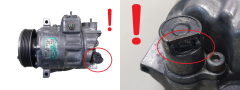 Air Con Compressor/Pump 1K0820803Q Sanden PXE16 8676F VW Audi Seat Skoda 1055
