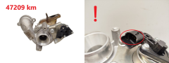 Turbocharger 0375R0 9673283680 1.4 1.6 e-HDI Citroen Peugeot Ford 47209 km