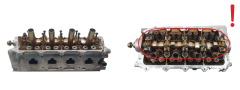 Cylinder Head 8200042722 7701475751 1.2 16v D4F Renault Clio 2 Kangoo S16